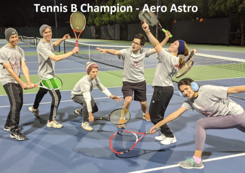 AeroAstro Tennis B League Champions